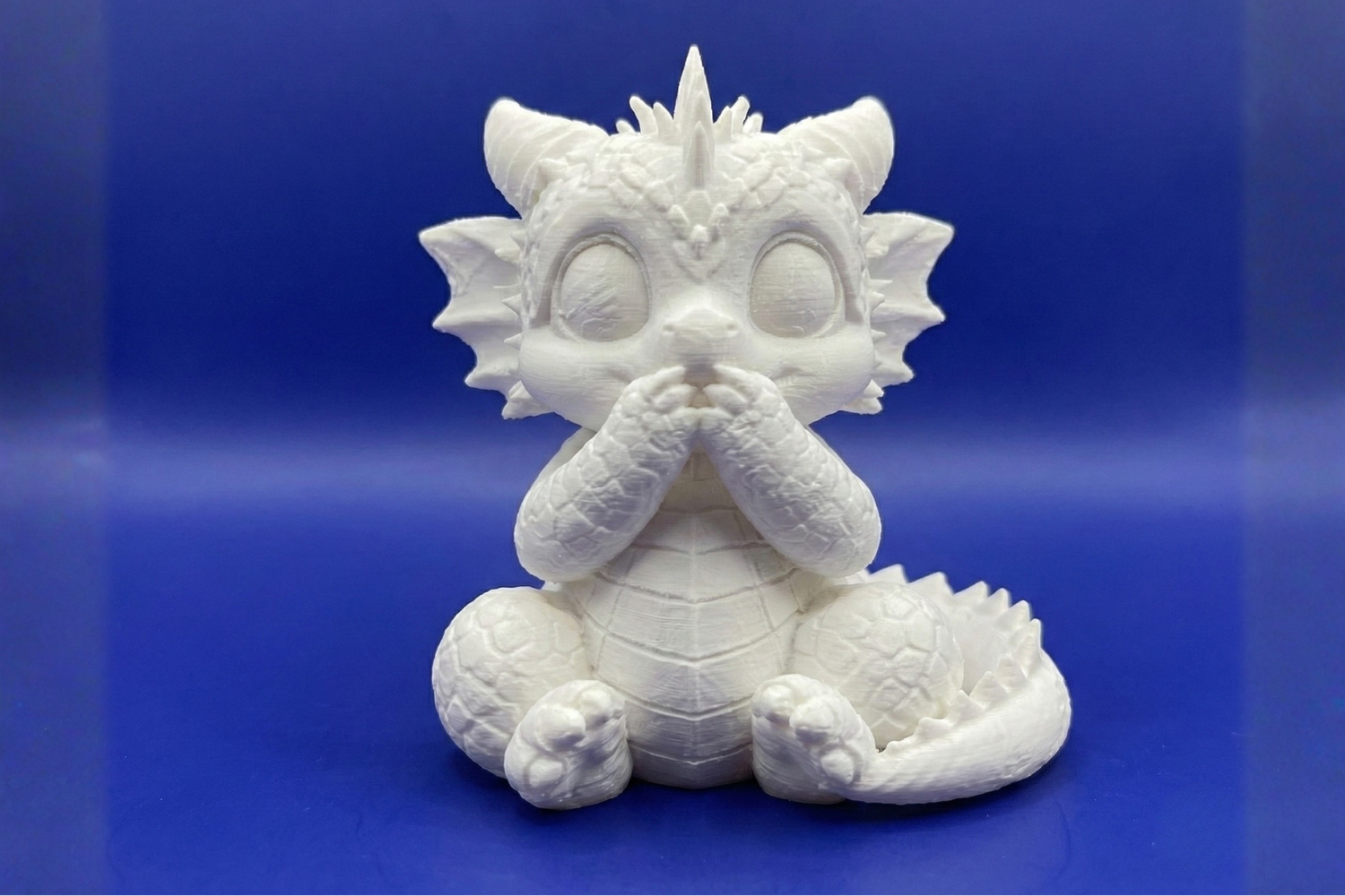 Shy Baby Dragon Figurine – Cute Fantasy Dragon