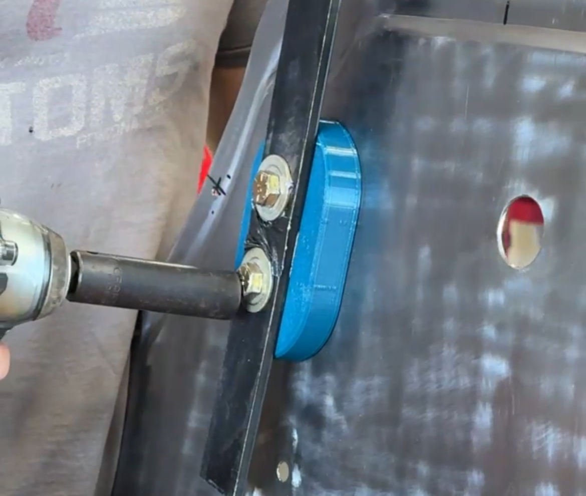 Sheet Metal Press Die for Firewall AC or Heater Lines - Classic Auto Air