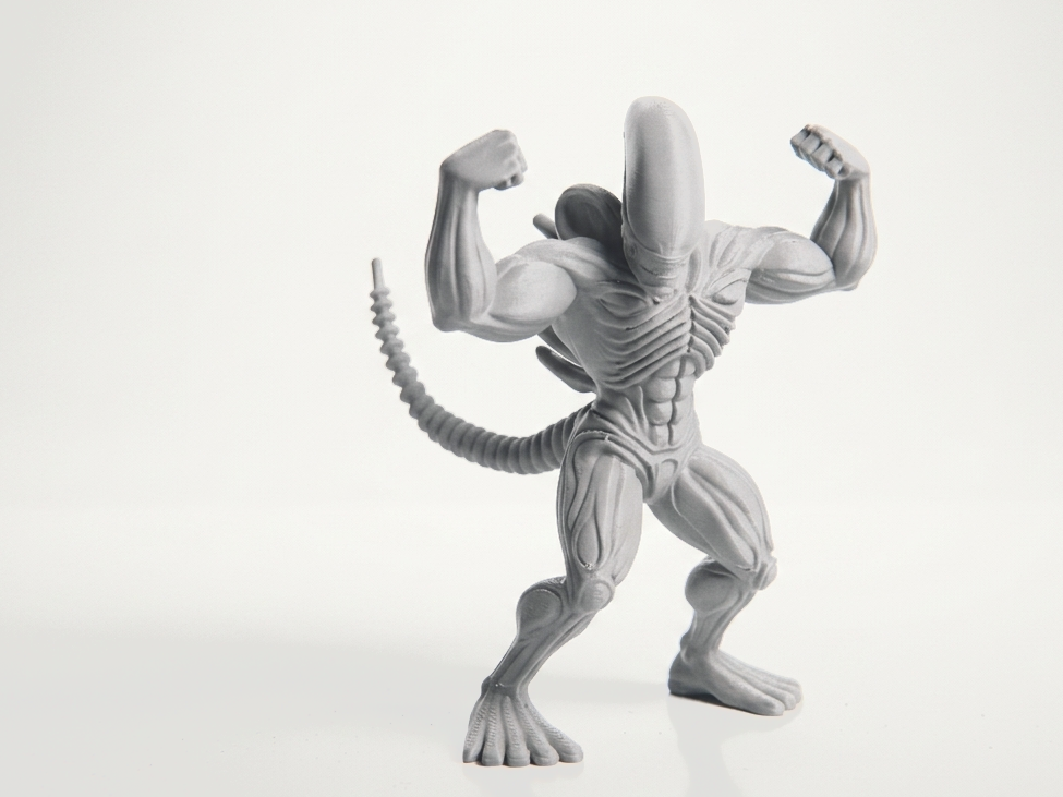 Buff Xenomorph Figurine Alien Collectible 3D Printable