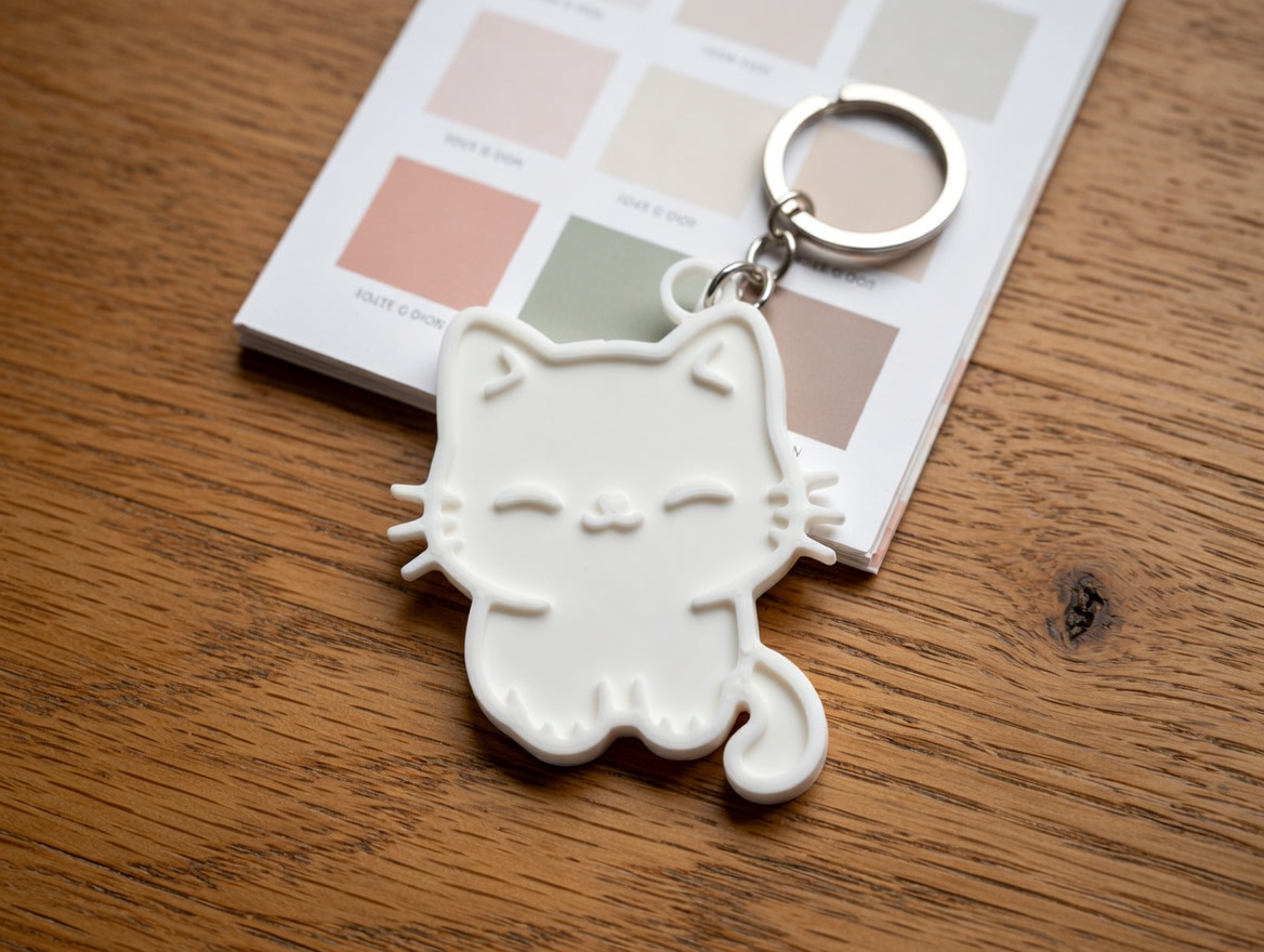 Cute cat Keychain pendant