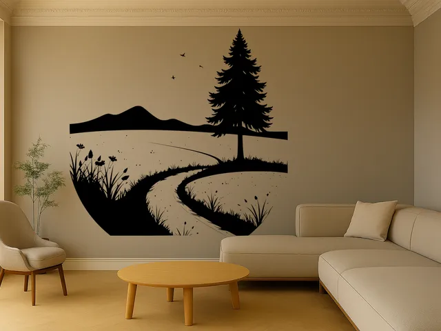 Wall Art Countryside path nature
