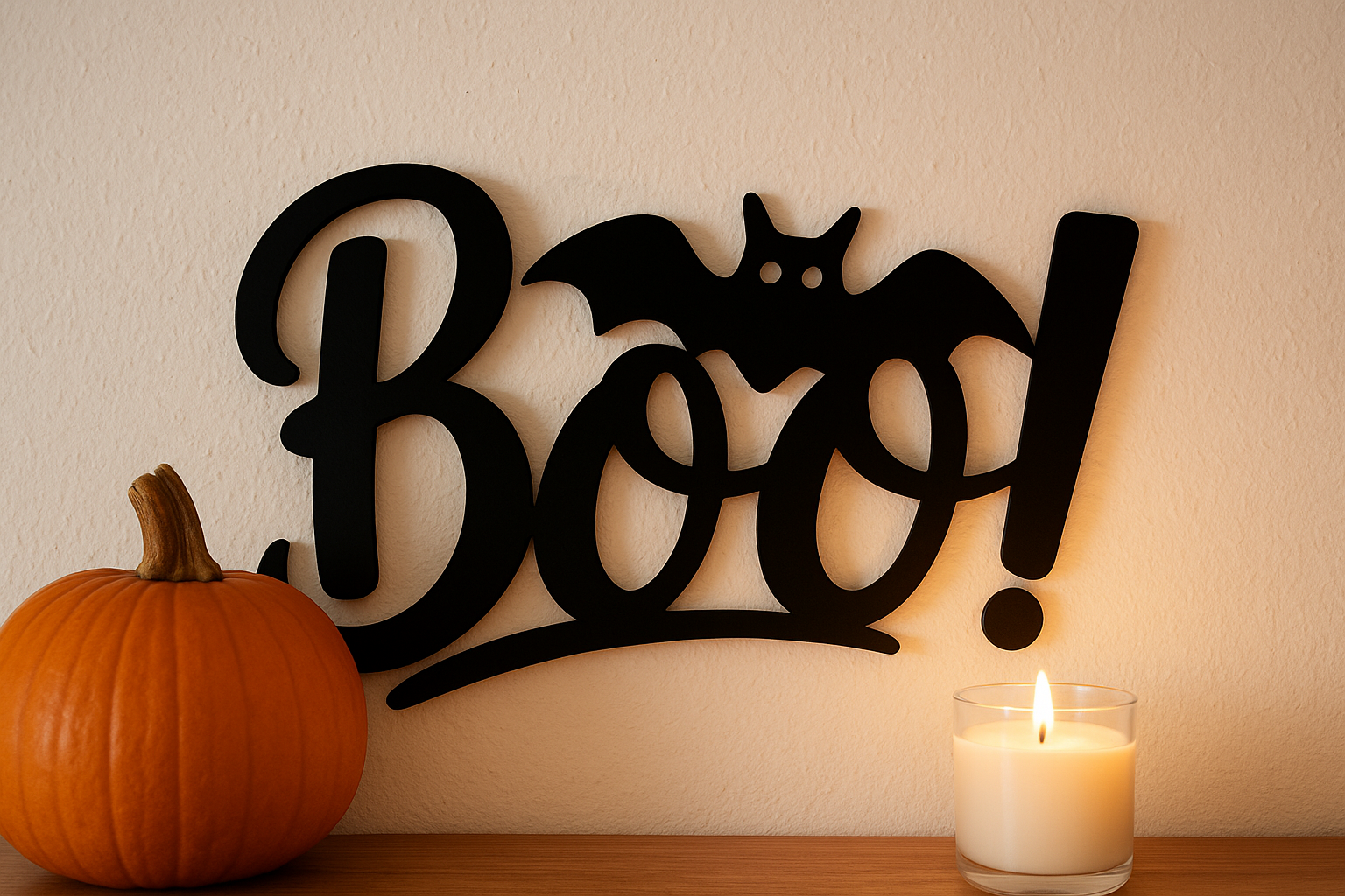 BOO! Halloween Wall Sign