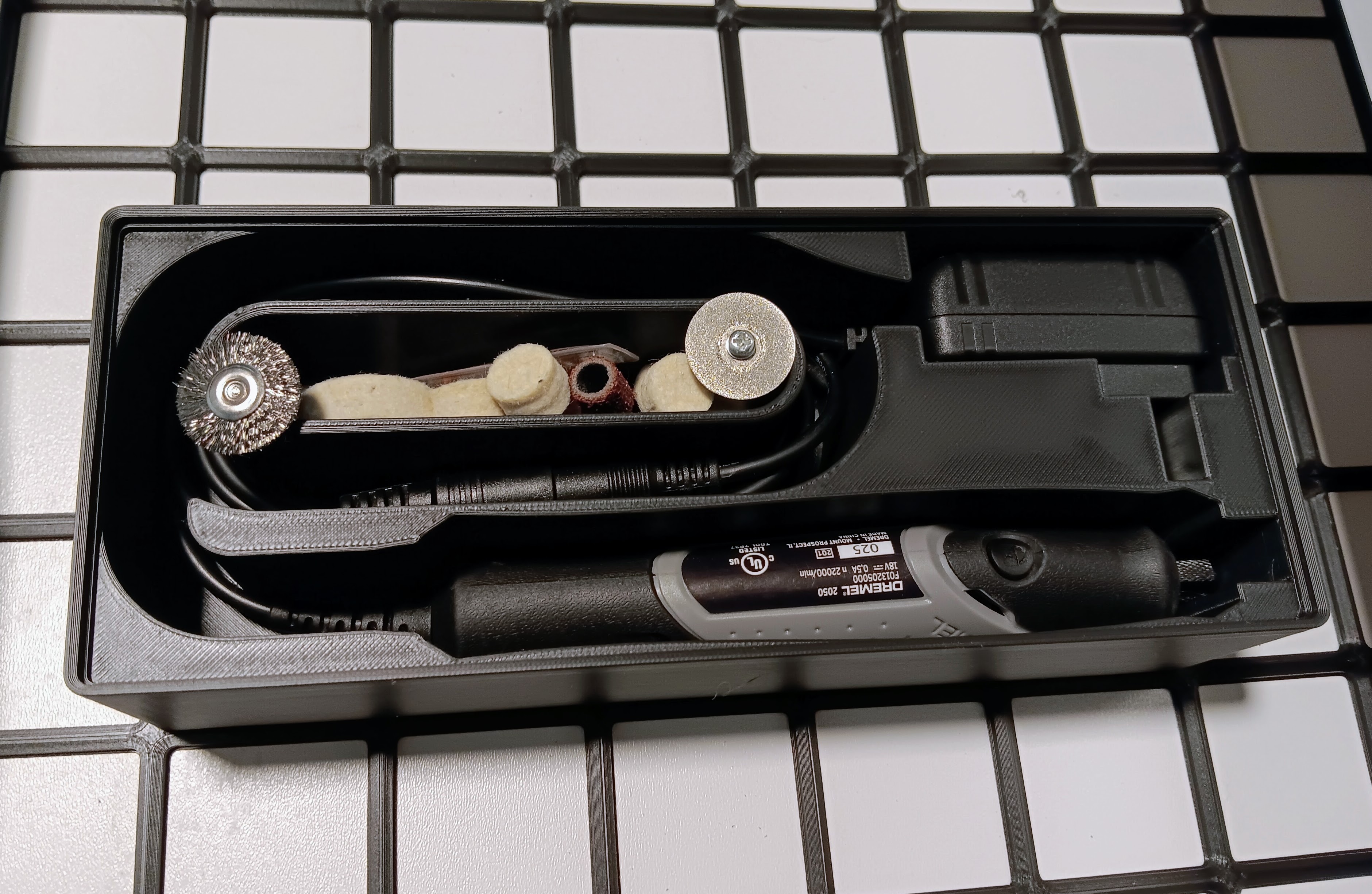 Dremel 2050 (Stylo+) Gridfinity Holder 7U remix