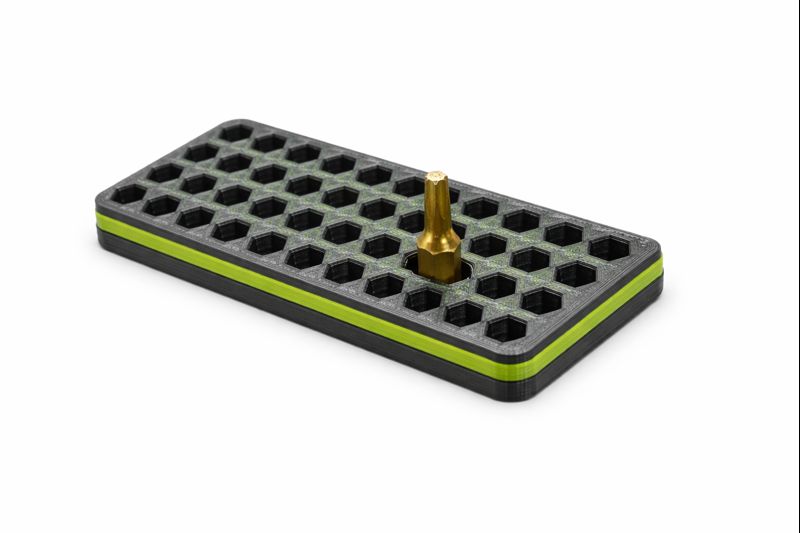 Hexbit storage for screwdriver and power drill
