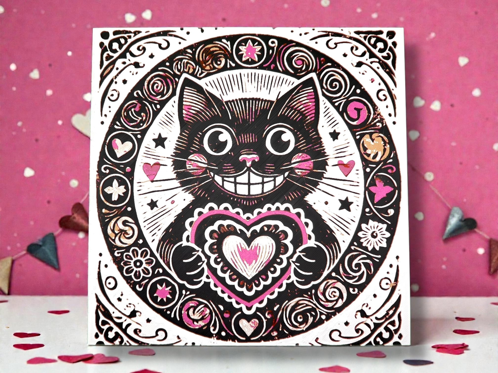 Love You Furever - Valentine Cat Hueforge