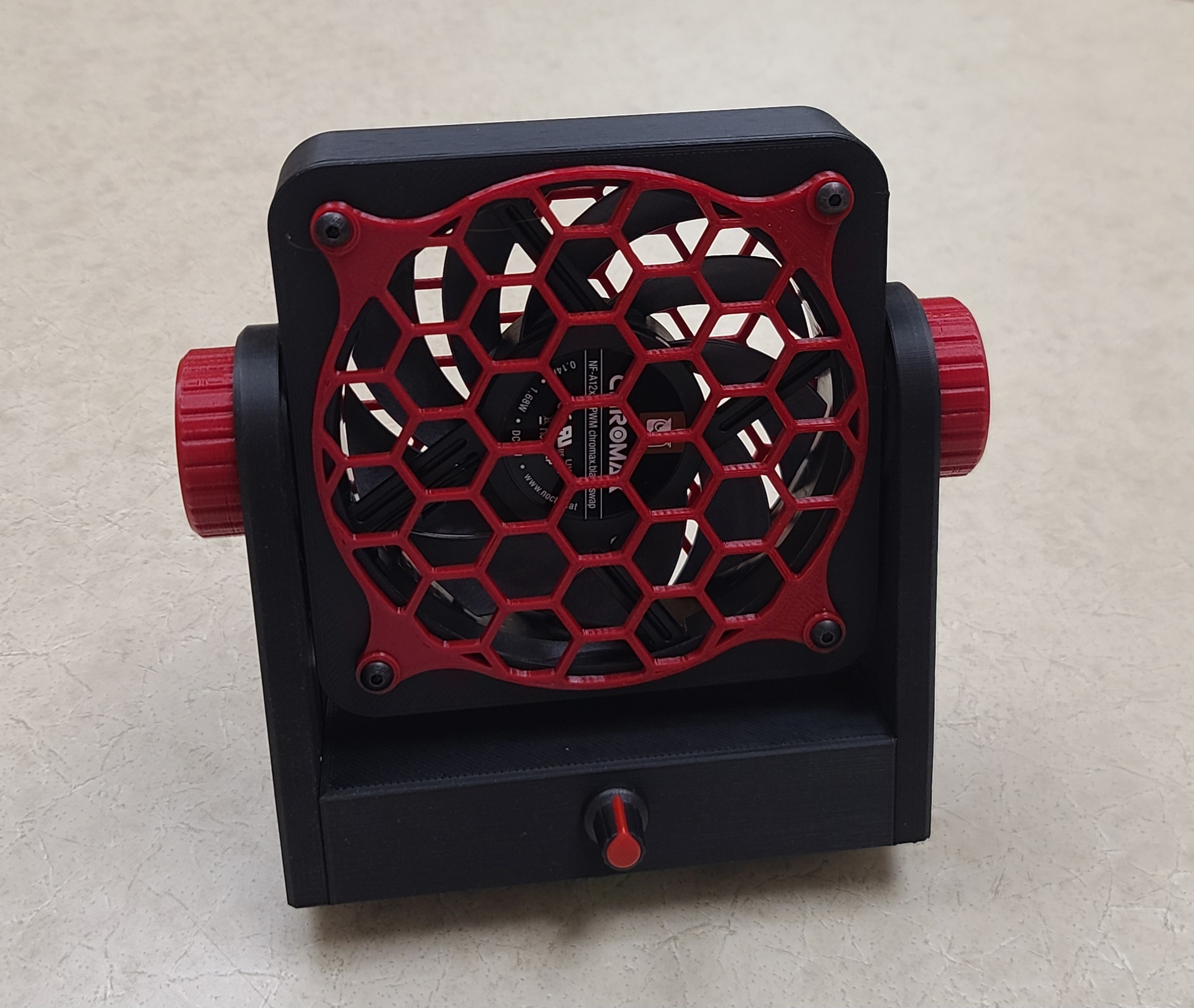 Magnetic Base for Modular Desk Fan 120mm 3D model thumbnail