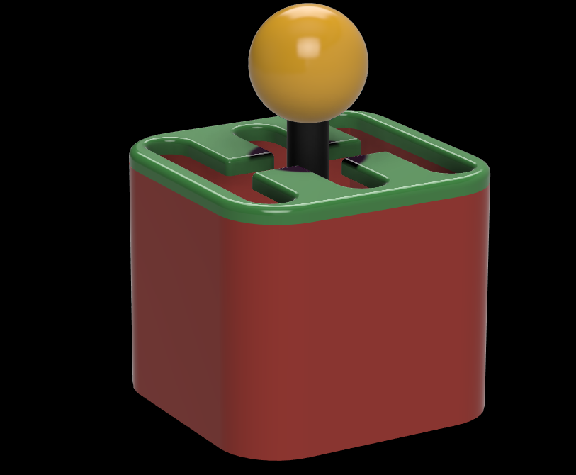 Miniatura 2 do modelo 3D Stick shift fidget
