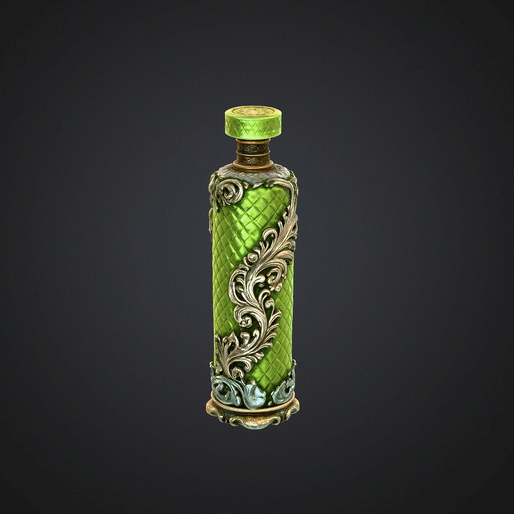 Elaborate ornate bottles and boxes