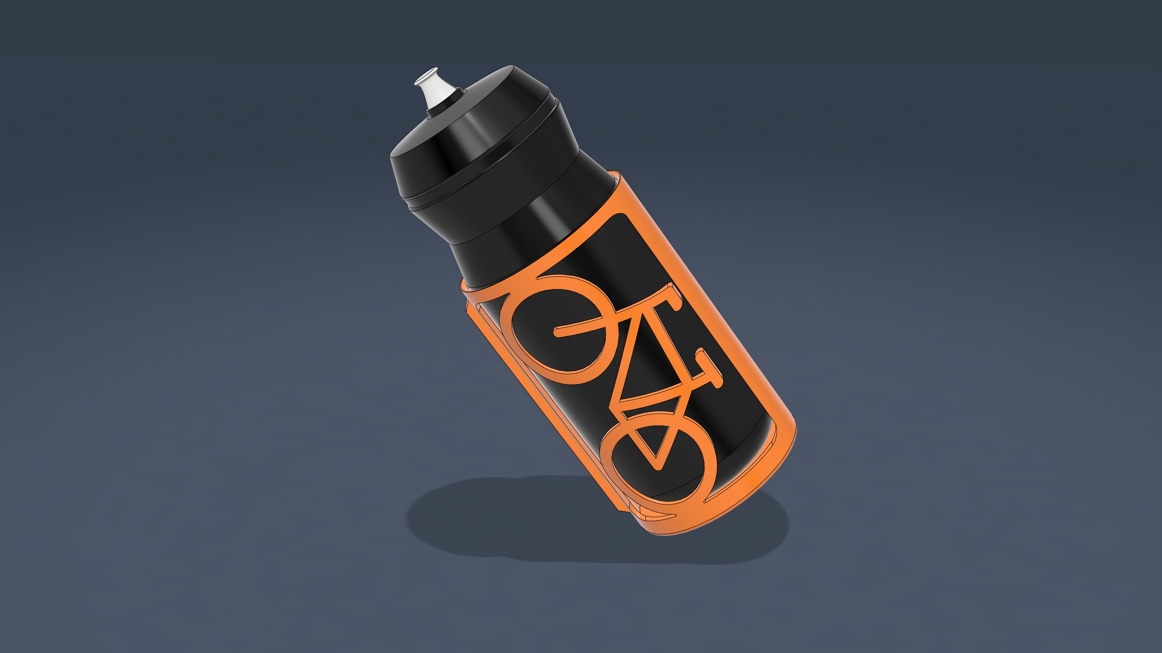 3D-Printed Bicycle Bottle Holder