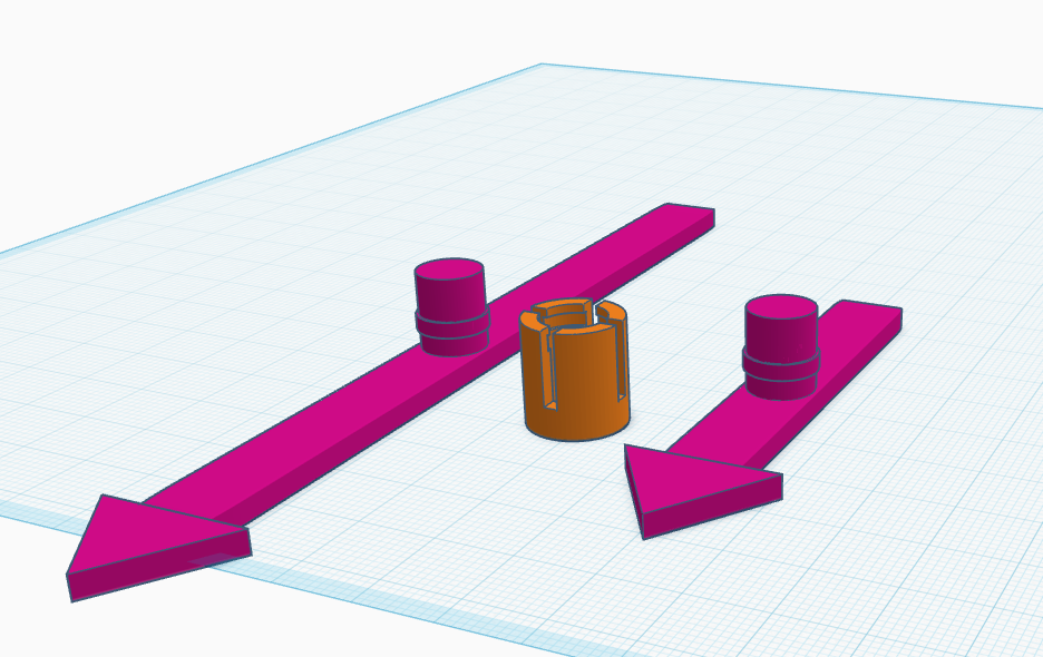 Simple Arrow /Game Spinner (No bearings)