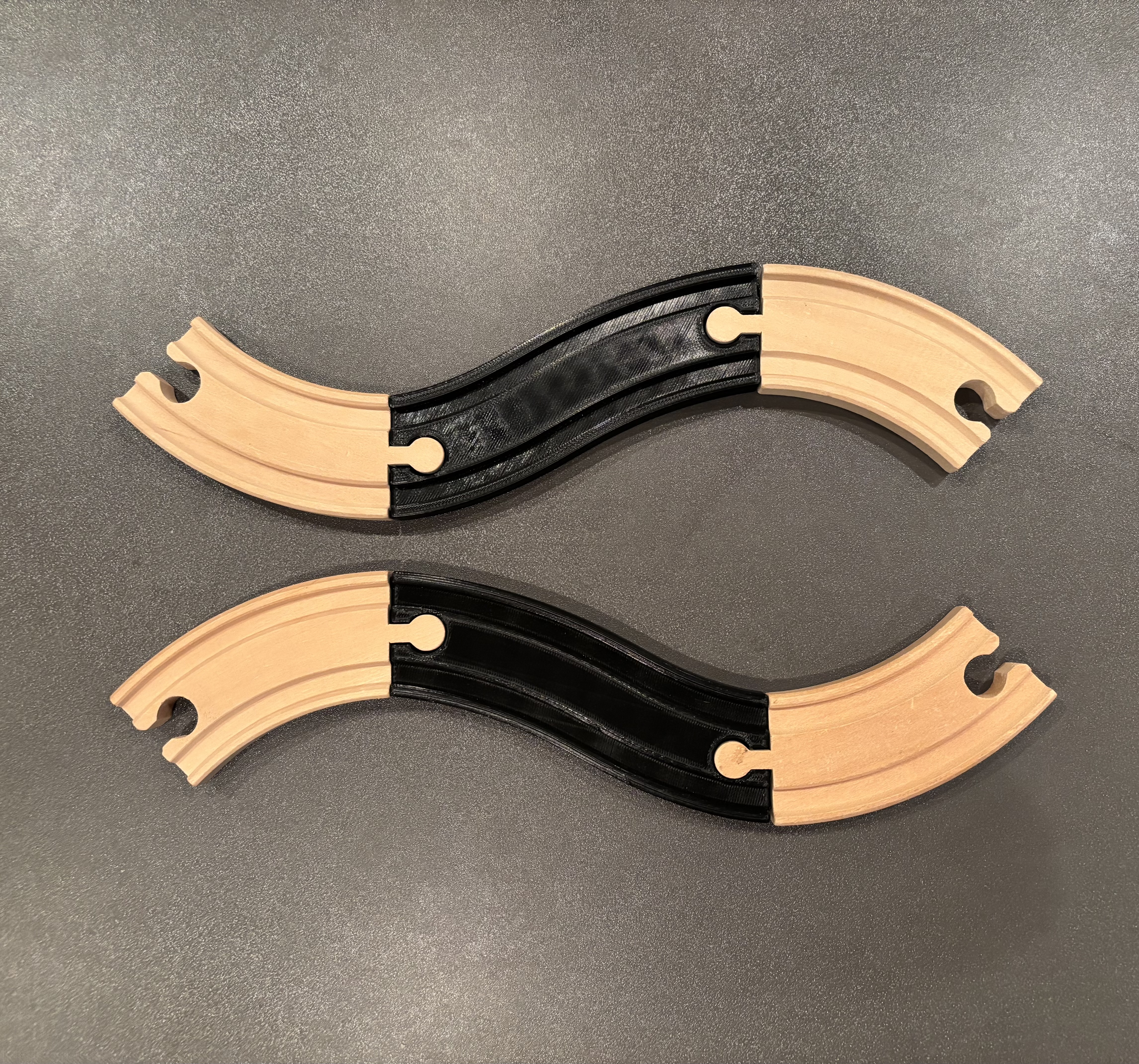 Brio Ikea Compatible Train Track Swerve