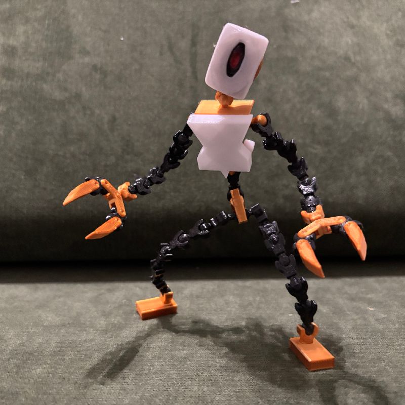 ジャンク:robot  mod.Ⅲ AQ7F54 - a Lucky 13 Based Jointed Robot by SP1RE3 | Download free