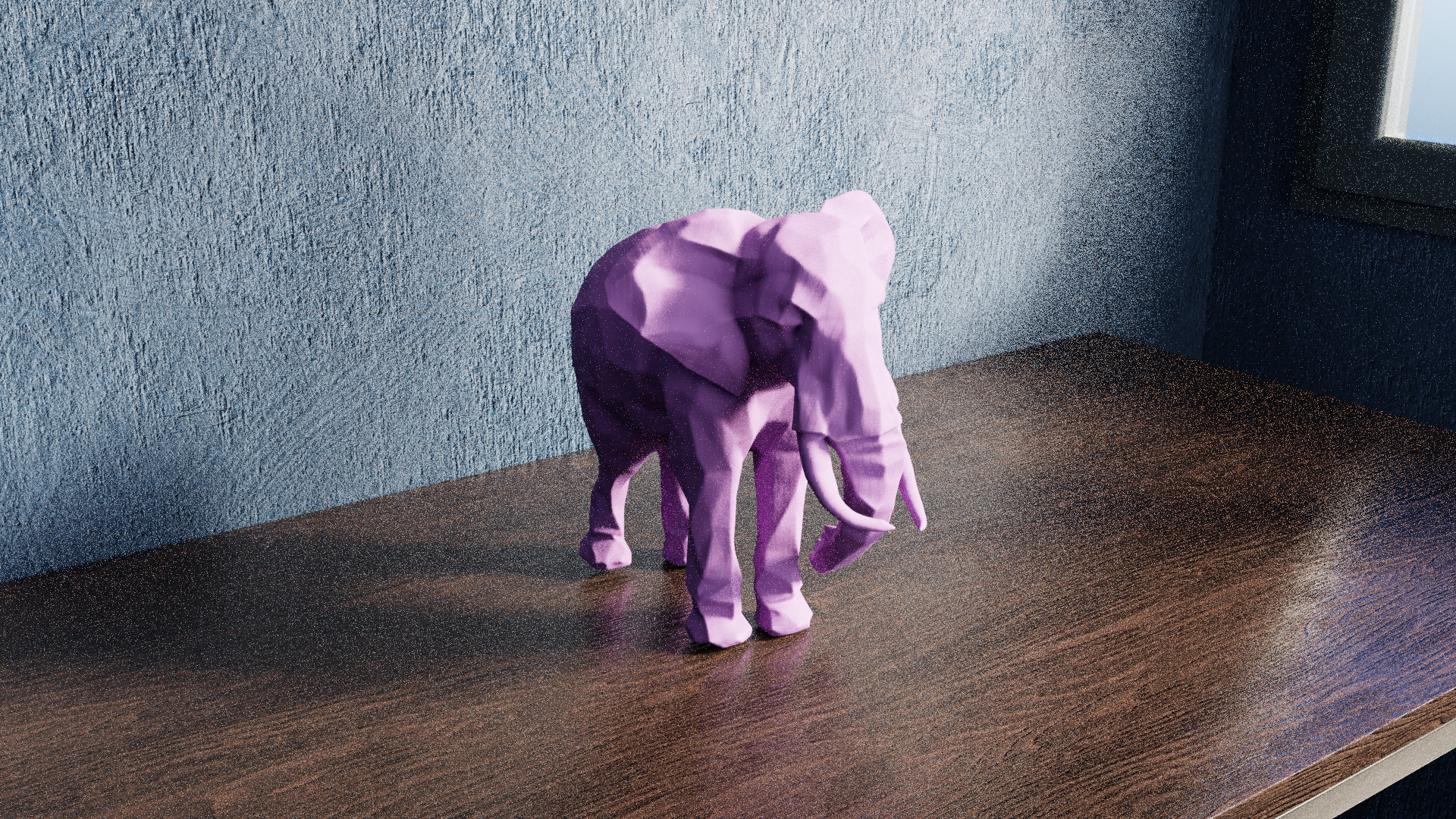 Low Poly Elephant — miniatura 7