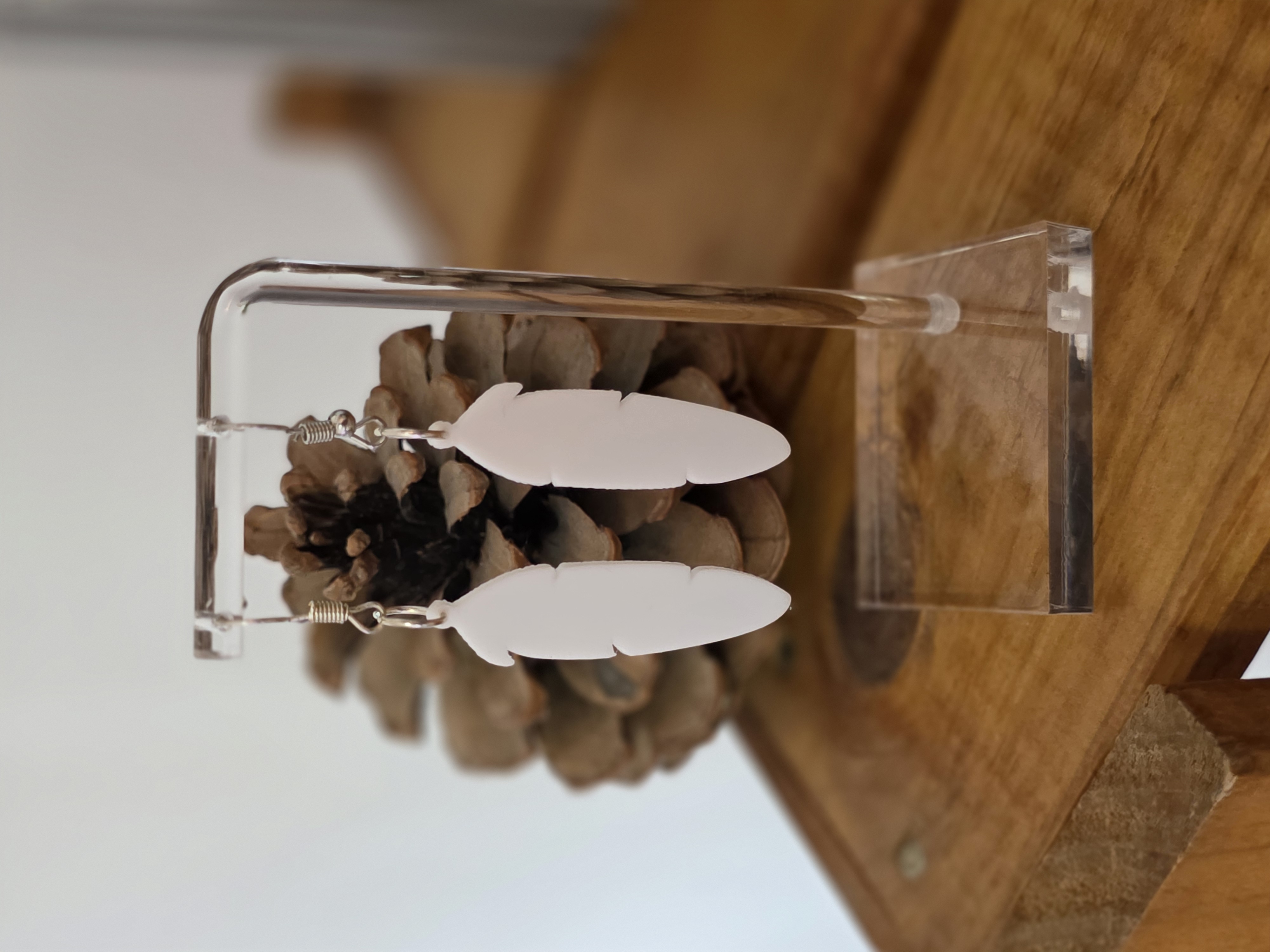 Miniatura 5 do modelo 3D Pendientes Pluma