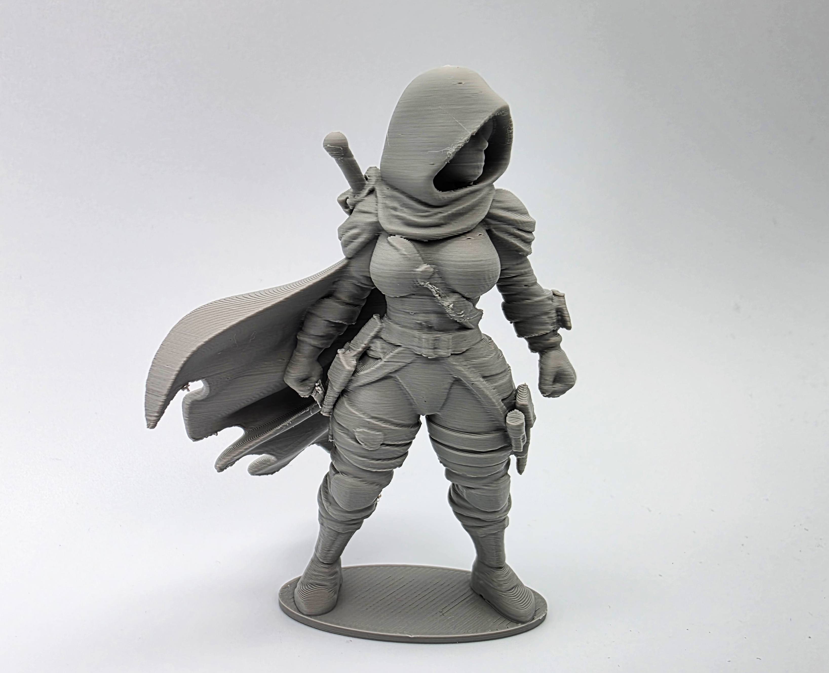 Female Hooded Assassin Figurine — miniatura 5