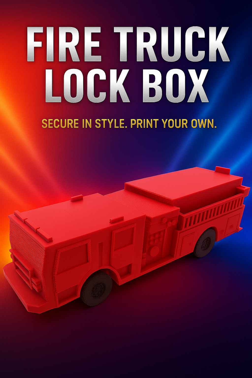 Fire truck lock box