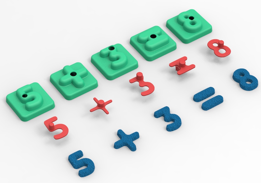 Math Symbol Clay Mold With Ejector
