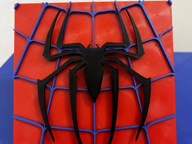 Spider-Man Desk Display — Pannello Decorativo a Strati (fan made)