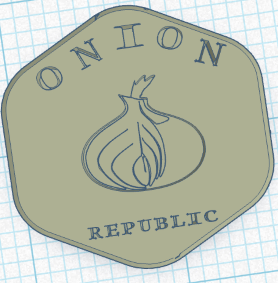 Onion republic coin but 1