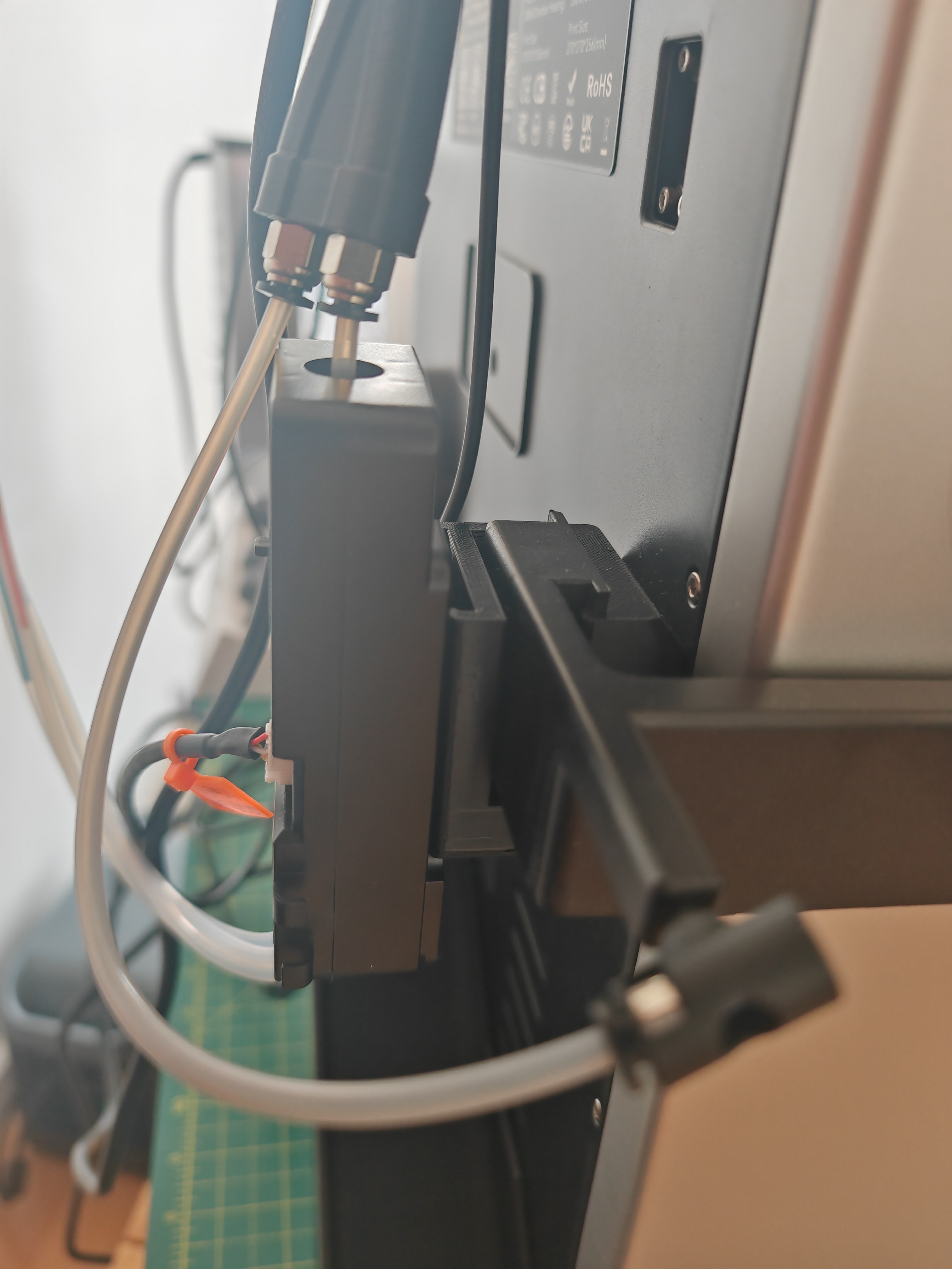 Qidi Q2 Q2C spool holder and box hub bracket (lower junction box)