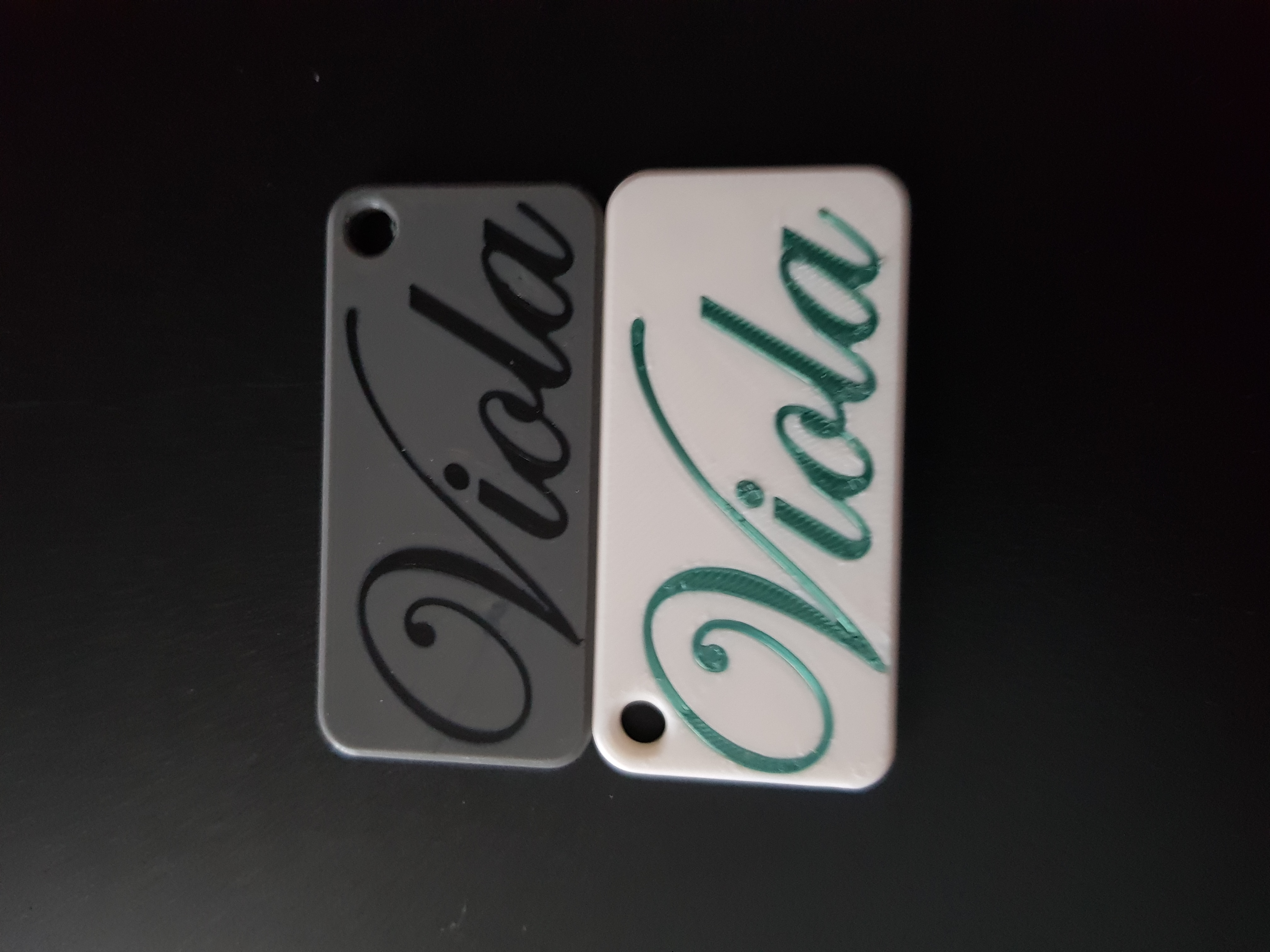 Viola keychain