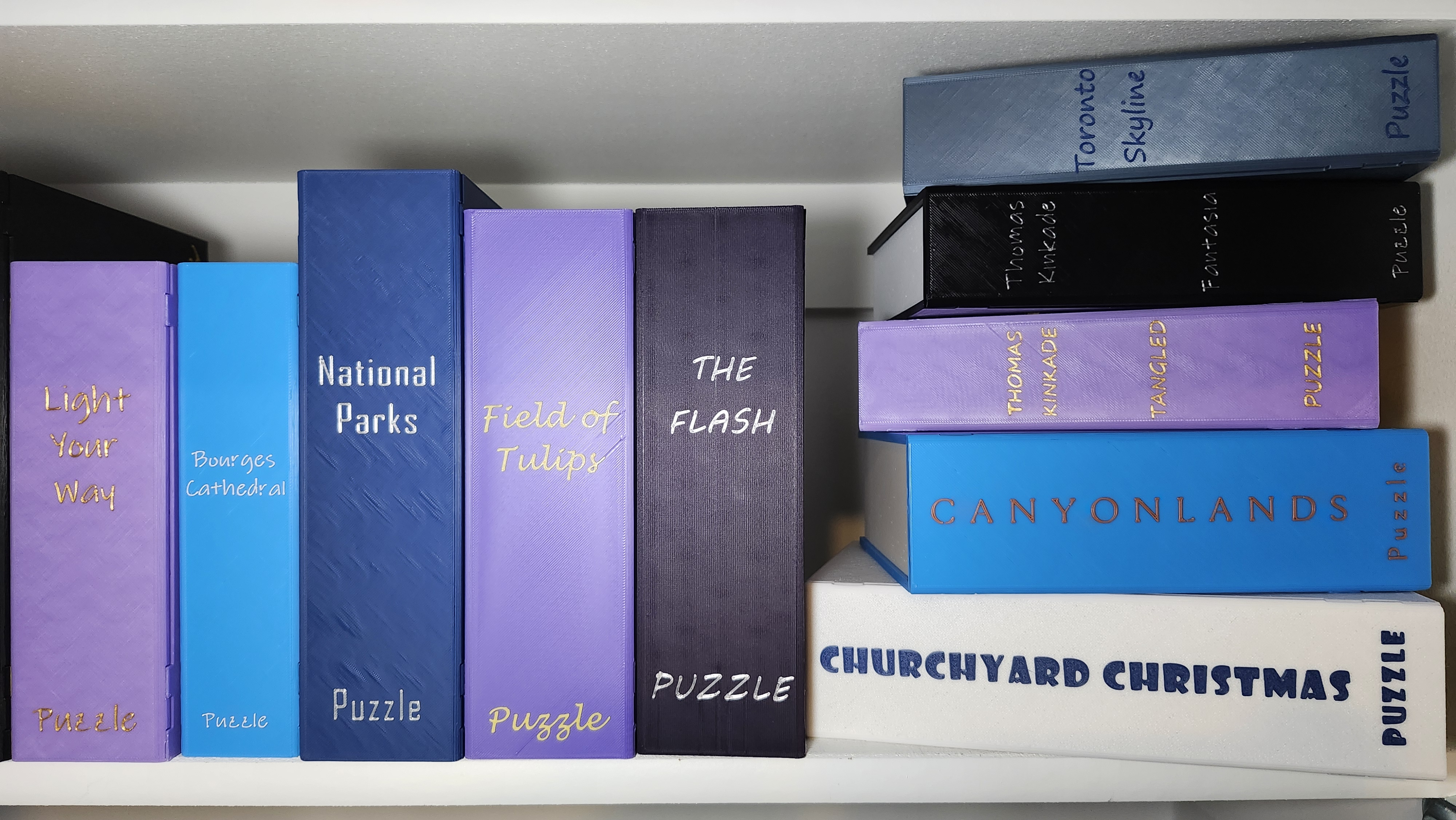 Puzzle Book Storage