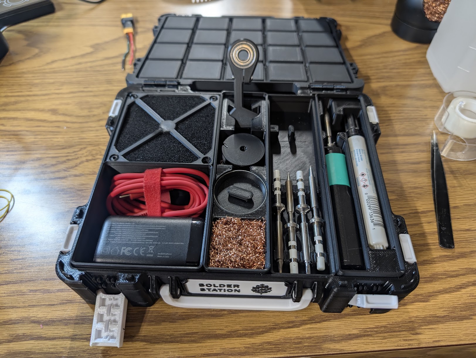 Gridfinity Portable Solder Station