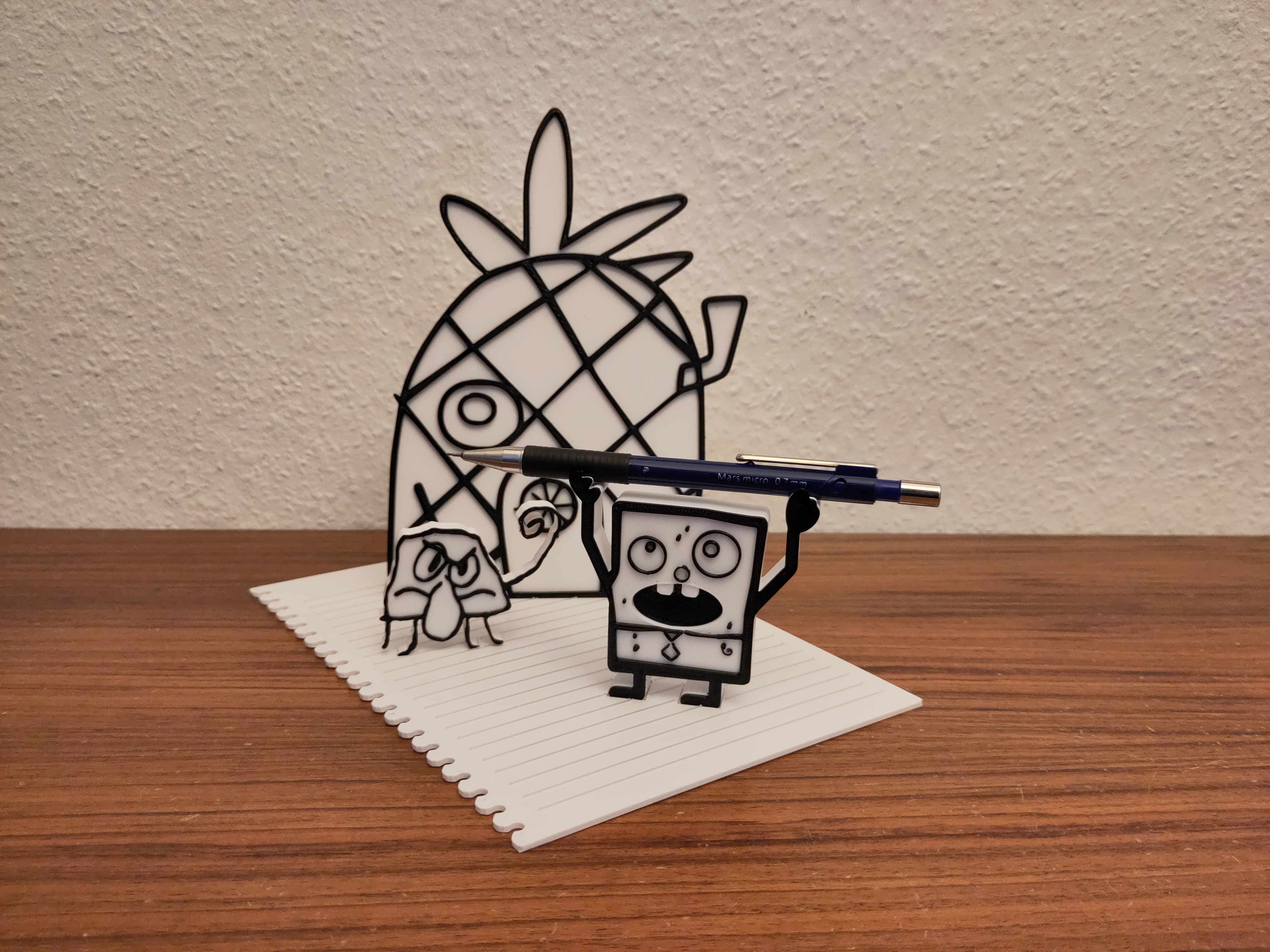 Paperbase for Doodlebob (Spongebob) diorama