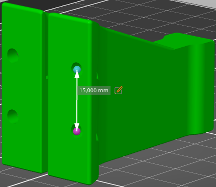 15mm bolt spacing arm version for Stealth Press 1S
