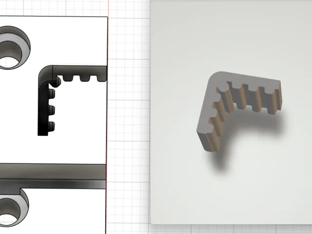 Belt 6mm hole template