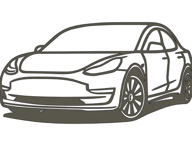 Tesla Model 3 Wall Art