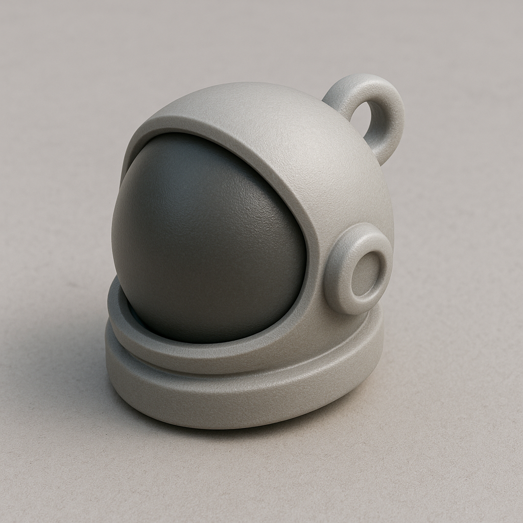 Astronaut Helmet Keychain