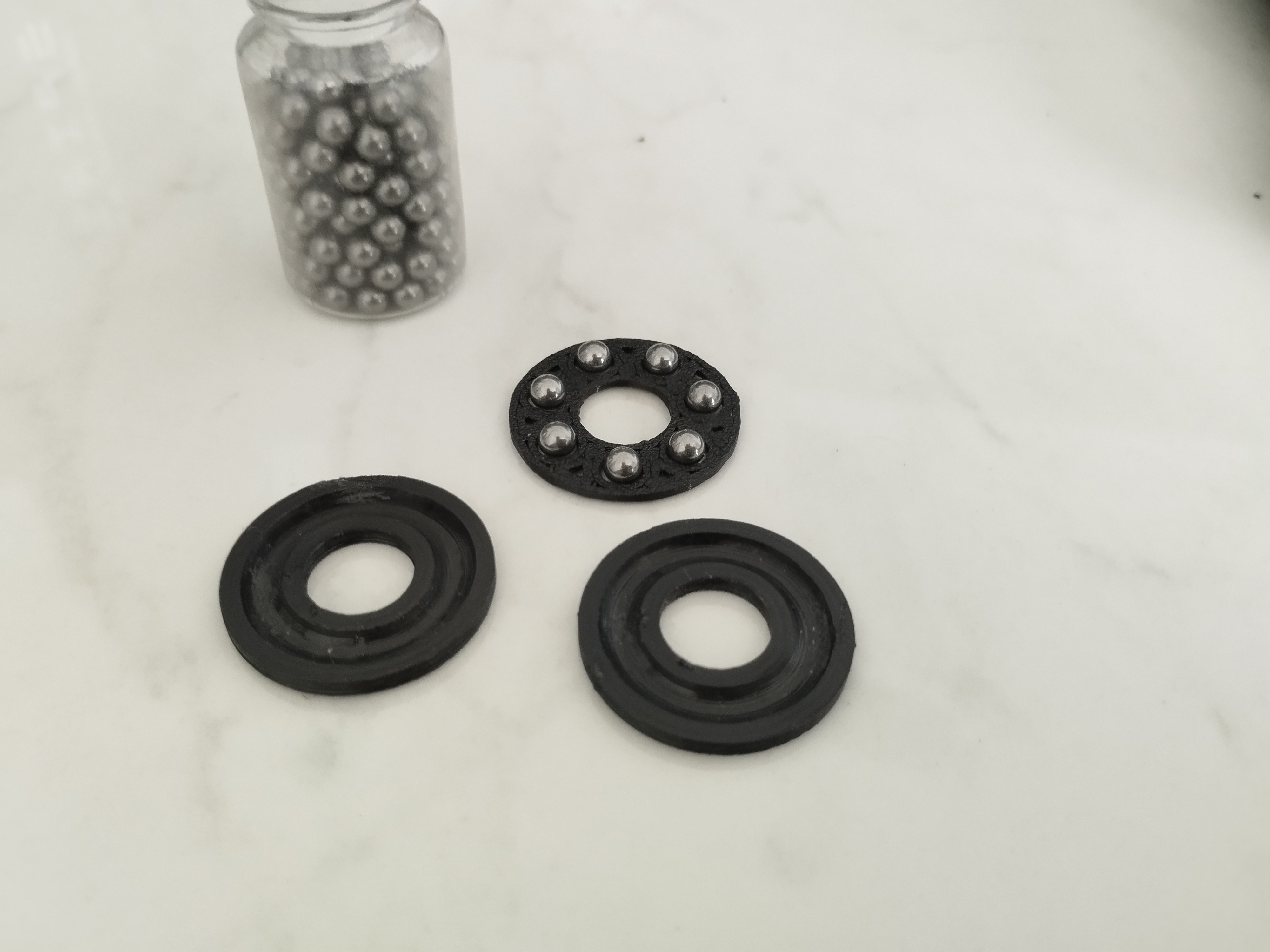 Axial ball bearing