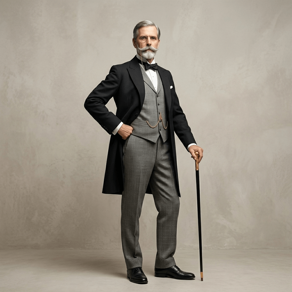 Victorian Art - Dapper Gentleman with Monocle