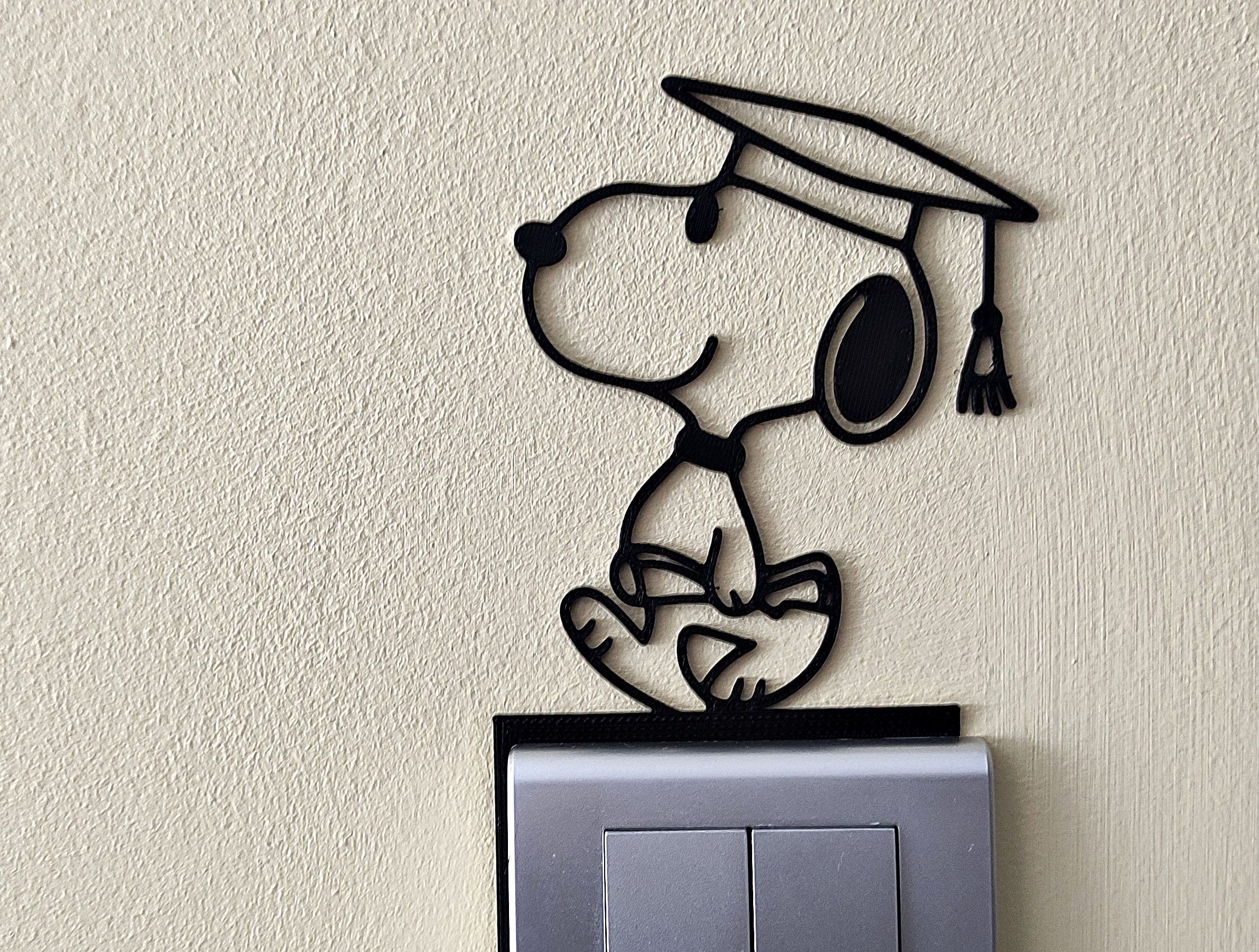 Snoopy Light Switch / Outlet Decoration - Model 48