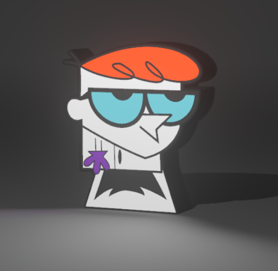 Lámpara LED 3D de Dexter Laboratory