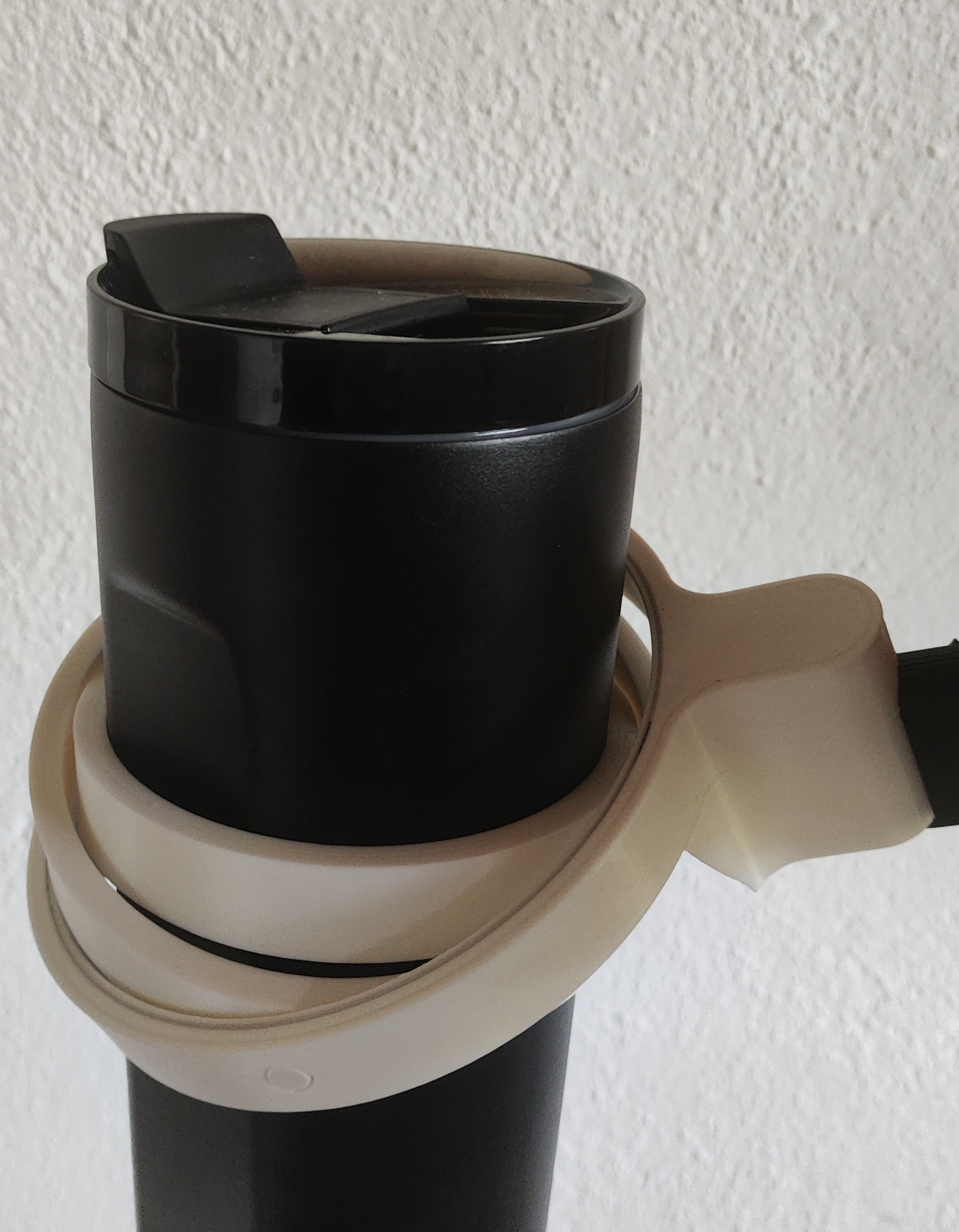 Gyroscopic cup holder for stroller. (Remixed)