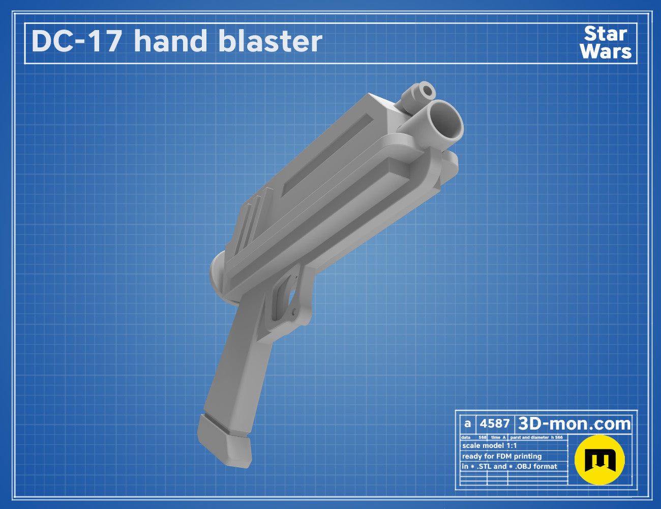 DC-17 Blasters (BadBatch/CloneWars) — miniatura 13