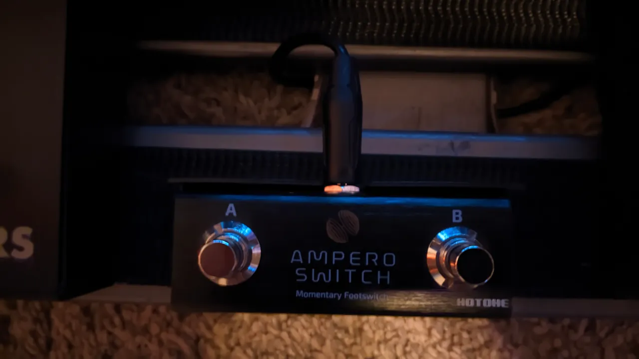 Hotone Ampero switch riser by tinfoilguy | Download free STL model
