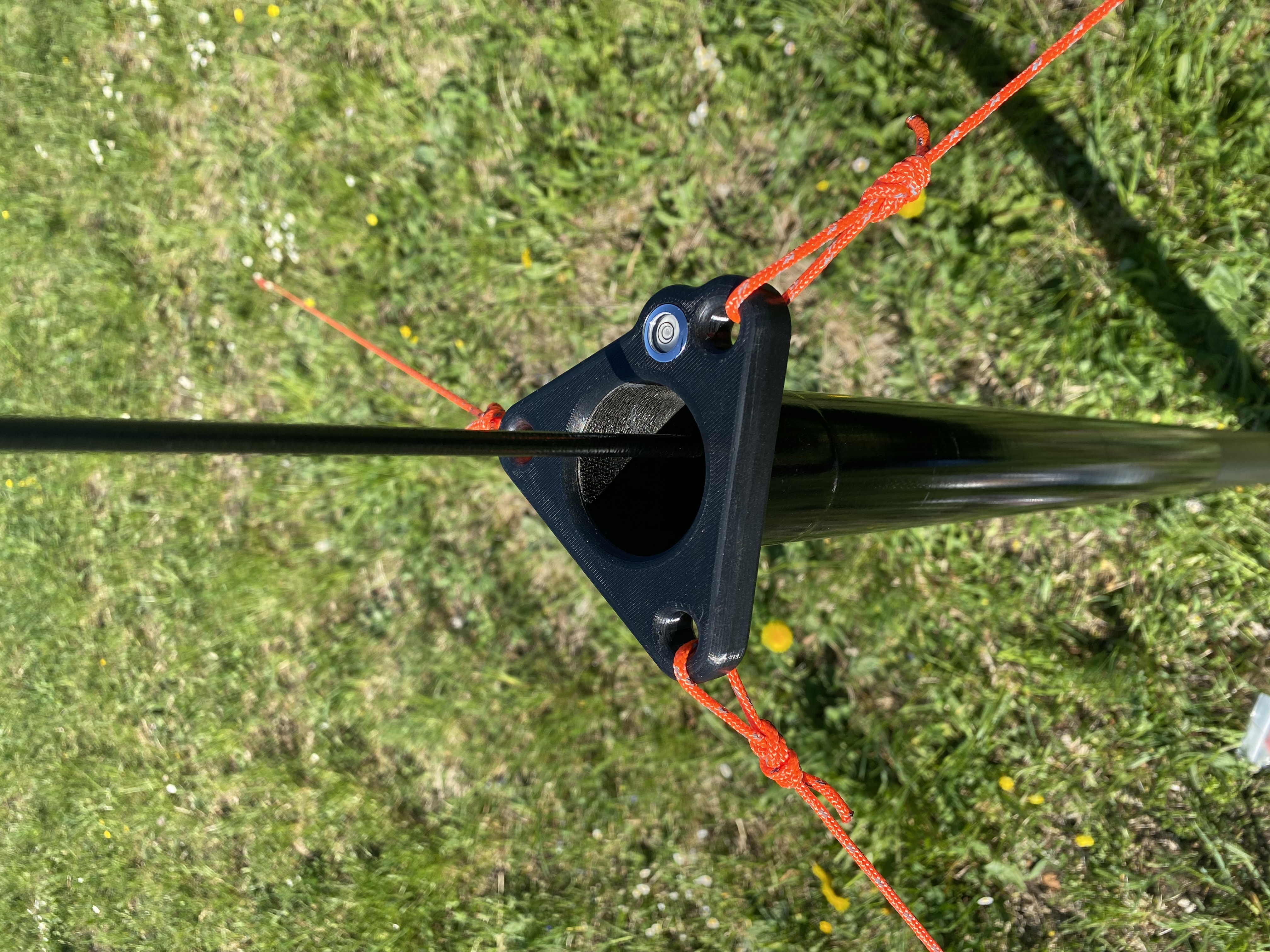 Guyring / Abspannplatte WiMo 10m GFK-Mast