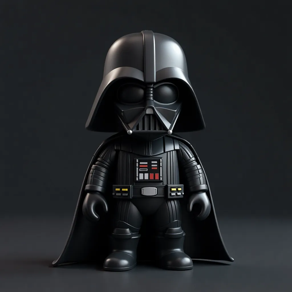 Cute mini Darth Vader statuette