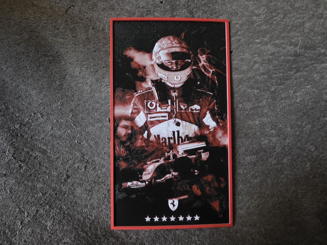 Schumacher Ferrari - HueForge