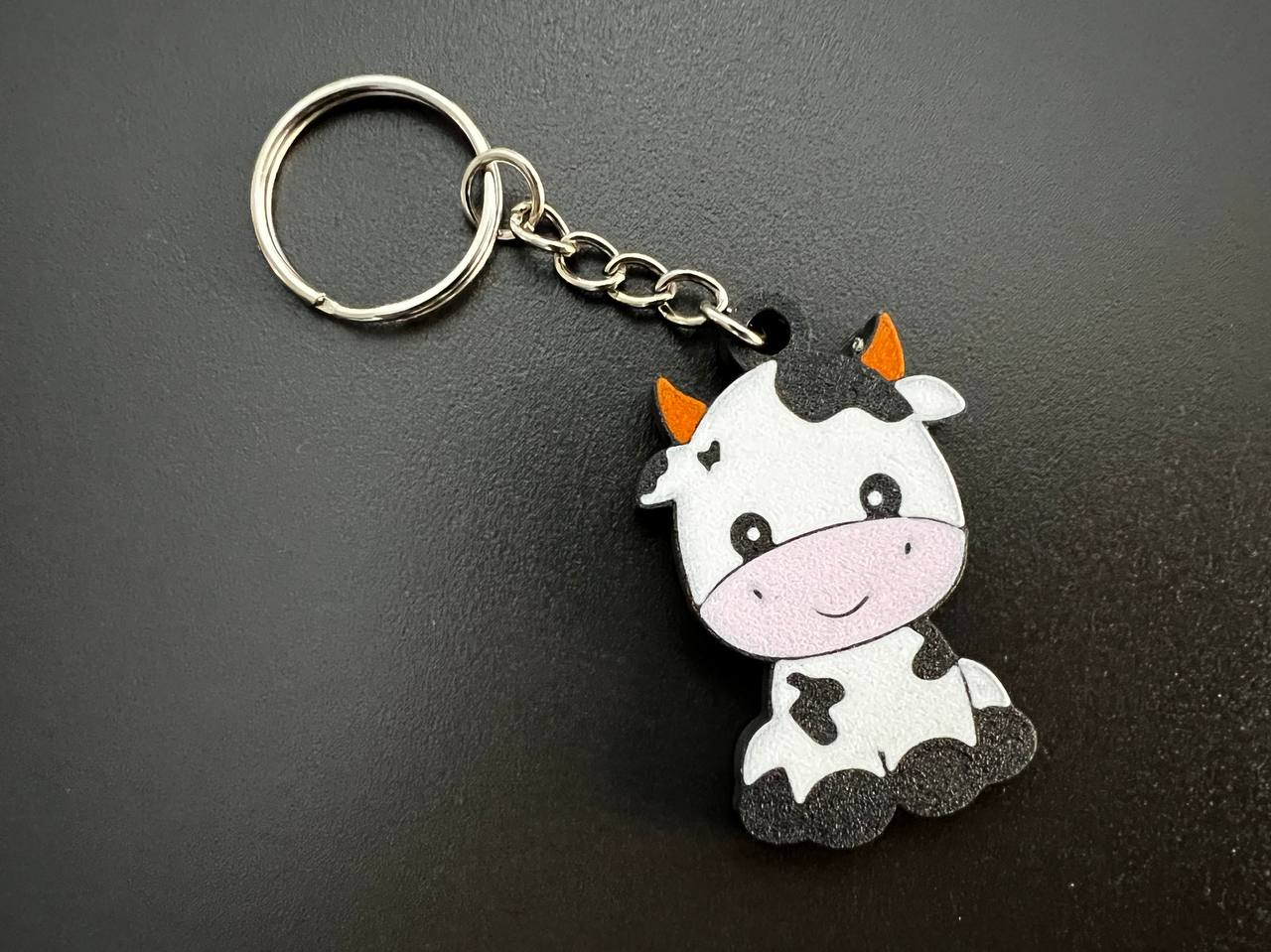 Cow Keychain