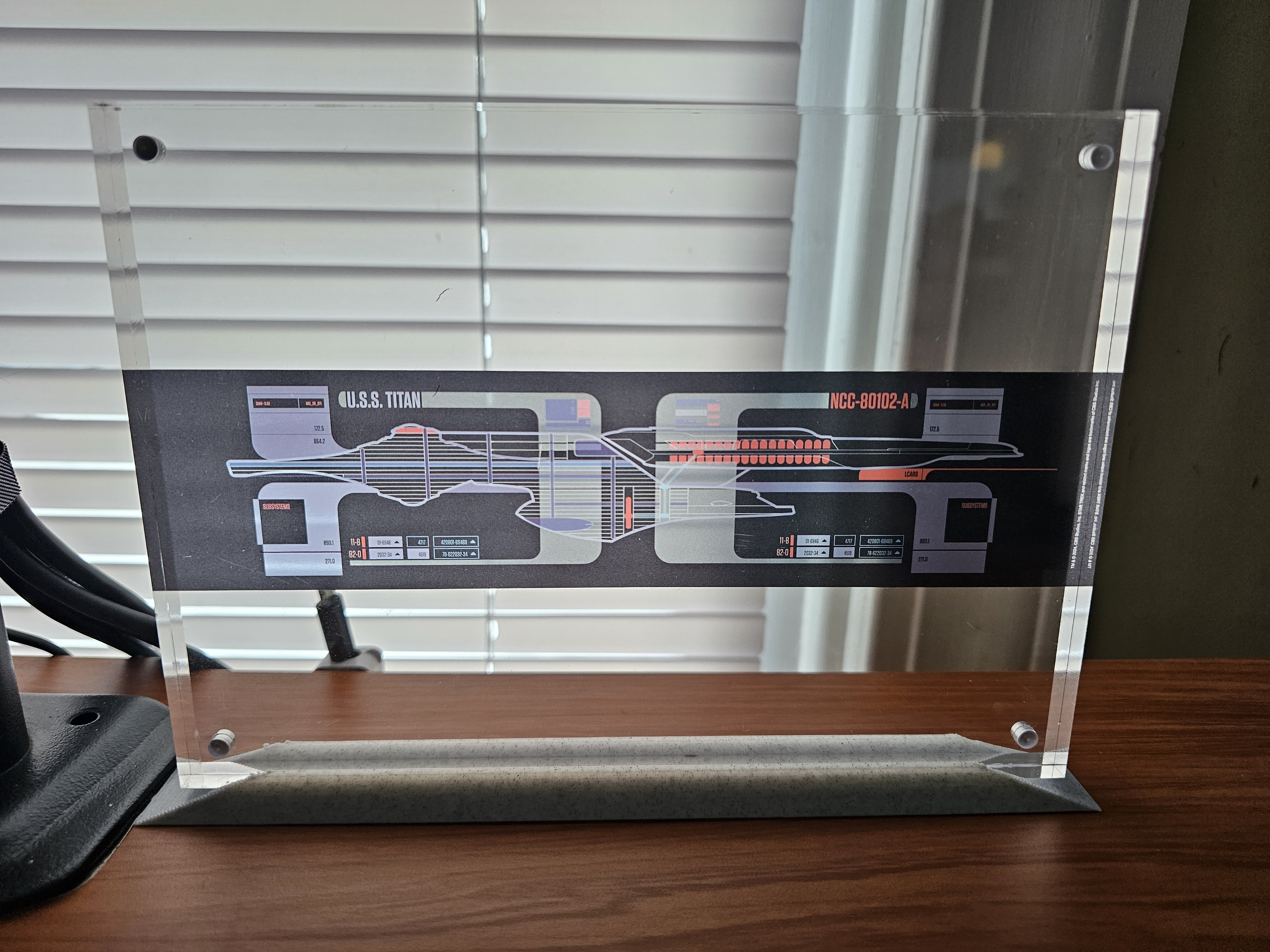 Fanhome U.S.S. Titan LCARS Cell Stand