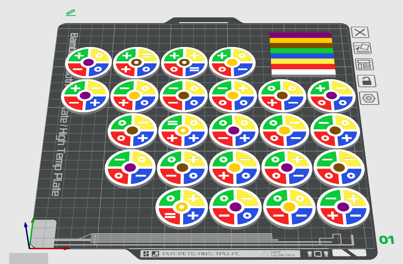 Earthborne Rangers Challenge Tokens (multicolor) - 3MF file