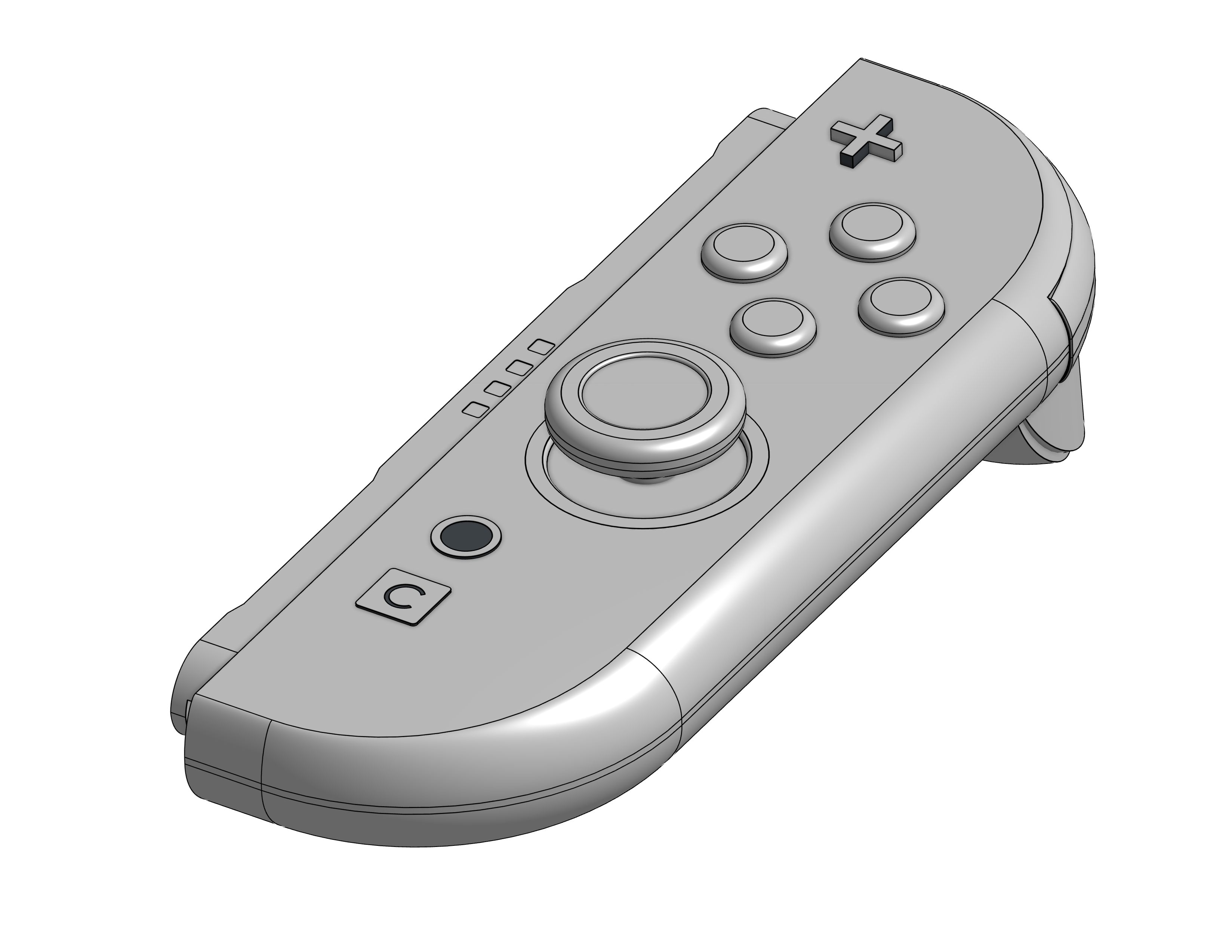 Miniatura 3 do modelo 3D Nintendo Switch 2 Replica Model