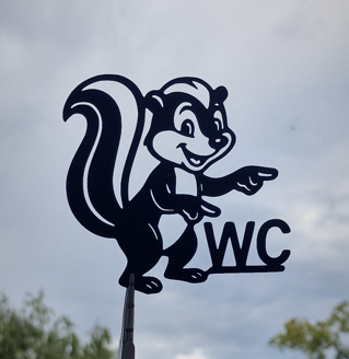 Door WC Pepe the pew sign