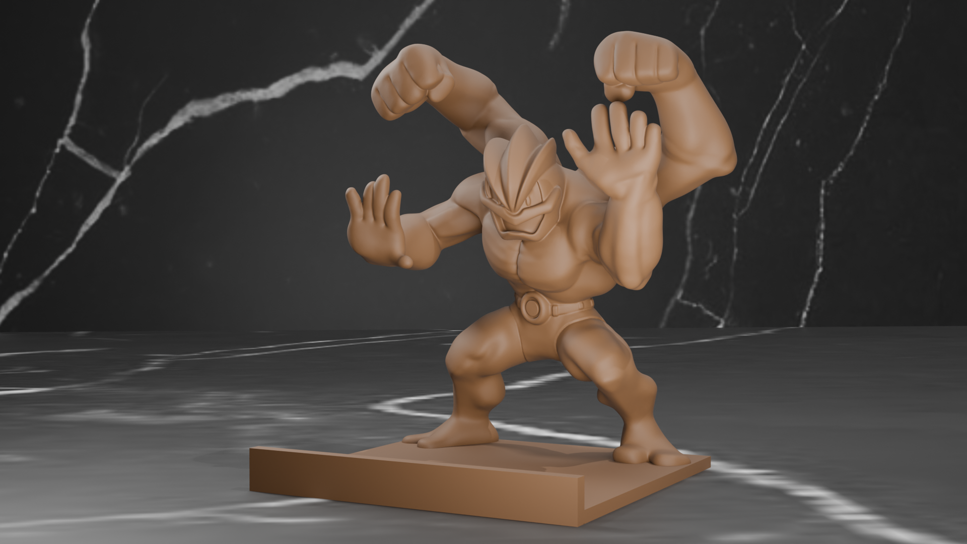Machamp - Pokemon Phone Stand