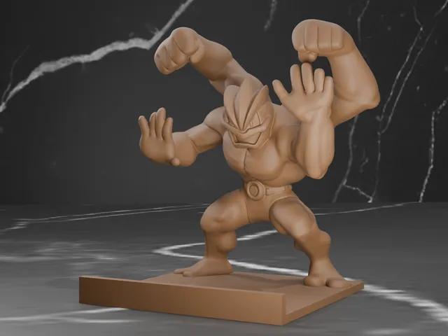 Machamp - Pokemon Phone Stand