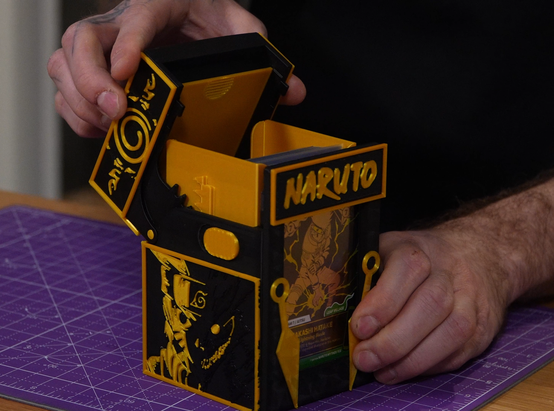 Deckbox Custom side panels (for Dreamnewart project) 3D model